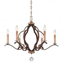 The Great Outdoors 4836-690 - AVA LIBERTINE- 6 LT CHANDELIER