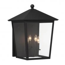 The Great Outdoors 72132-66 - Noble Hill - 3 Light Outdoor Wall Mount