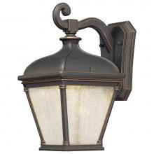 The Great Outdoors 72392-143C - 1L Od Led Wall Mount Die Cast Aluminum plus Glass