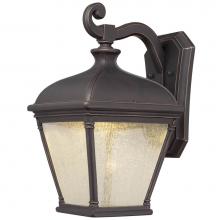 The Great Outdoors 72397-143C - 1L Od Led Wall Mount Die Cast Aluminum plus Glass