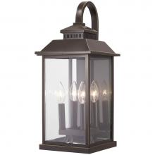 The Great Outdoors 72592-143C - 4 Light Outdoor Wall Mount