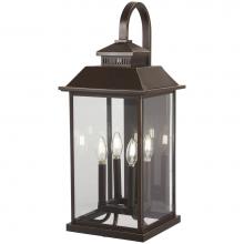 The Great Outdoors 72593-143C - 4 Light Outdoor Wall Mount