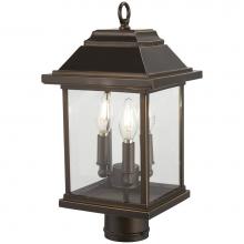 The Great Outdoors 72636-143C - 3 Light Outdoor Post