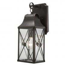 The Great Outdoors 73291-143C - De Luz - 1 Light Outdoor Wall Mount