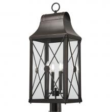 The Great Outdoors 73296-143C - De Luz - 4 Light Outdoor Post Mount