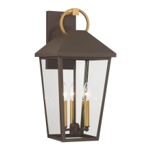 The Great Outdoors 78103-886 - Bayra 21'' High 3-Light Outdoor Lantern