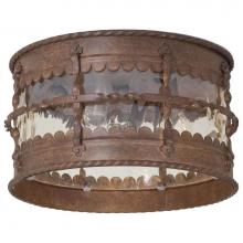 The Great Outdoors 8889-A61 - 3 Light Flush Mount