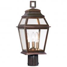 The Great Outdoors 9286-171 - 3 Light Post Mount