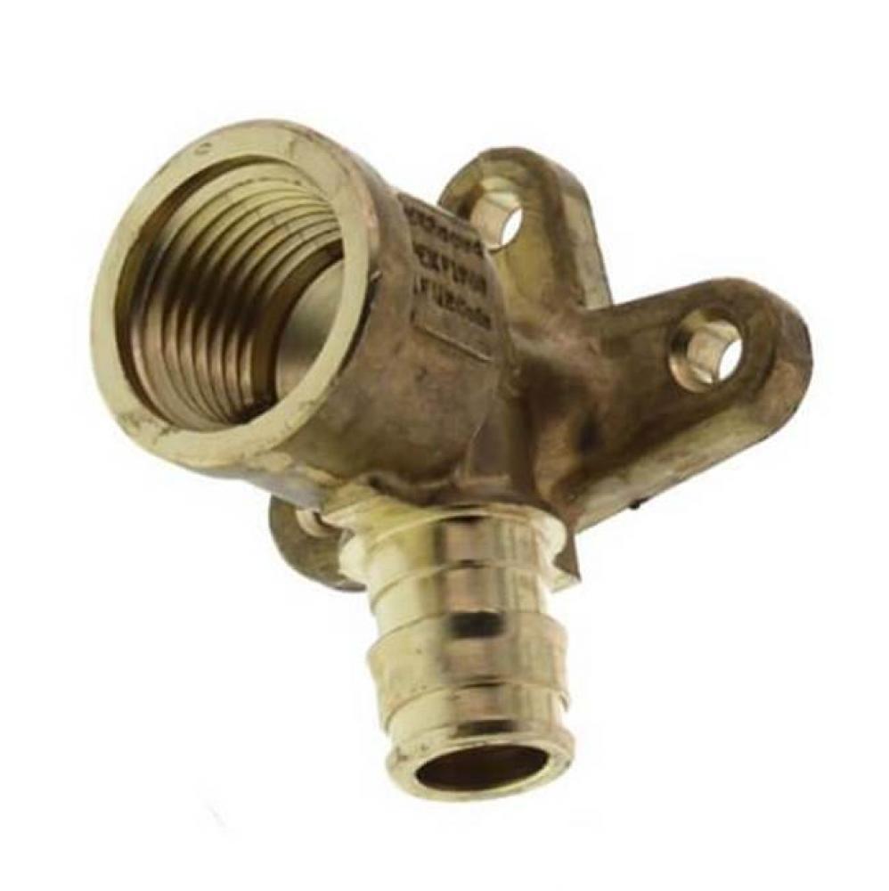 Propex Lf Brass Drop Ear Elbow, 1/2'' Pex X 1/2'' Fip