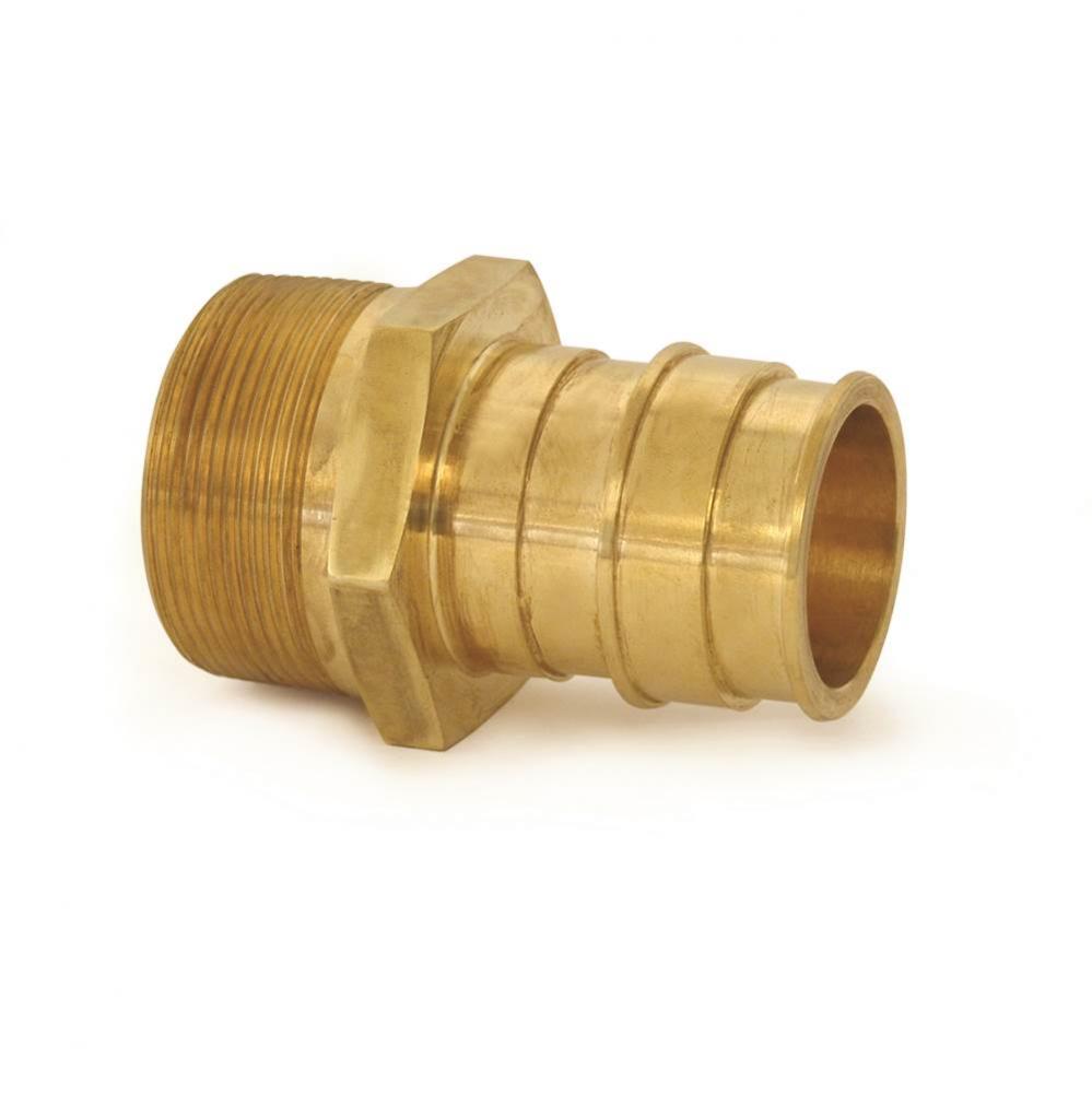 Propex Lf Brass Male Threaded Adapter, 1 1/4'' Pex X 1 1/4'' Npt