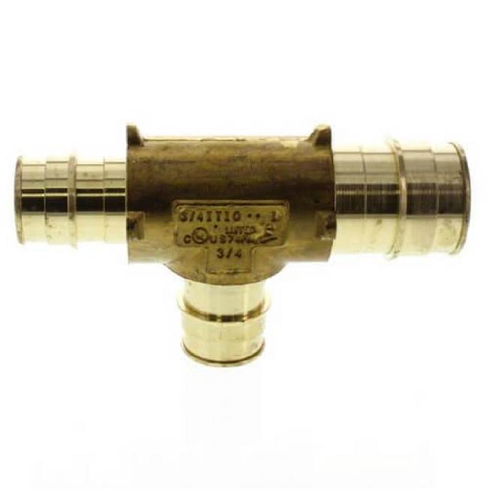 Propex Lf Brass Tee, 1'' Pex X 1'' Pex X 1'' Pex
