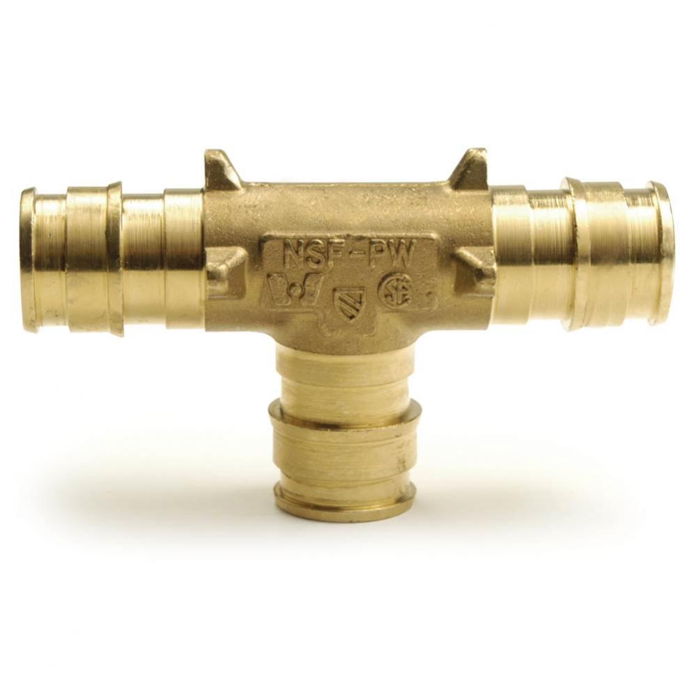 Propex Lf Brass Tee, 1/2'' Pex X 1/2'' Pex X 1/2'' Pex