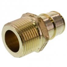 Uponor LF4521010 - Propex Lf Brass Male Threaded Adapter, 1'' Pex X 1'' Npt