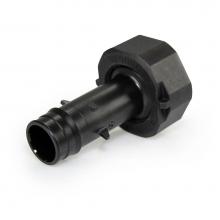Uponor WS4361000 - Propex Ep Straight Water Meter Fitting, 1'' Pex X 1 1/4'' Npsm