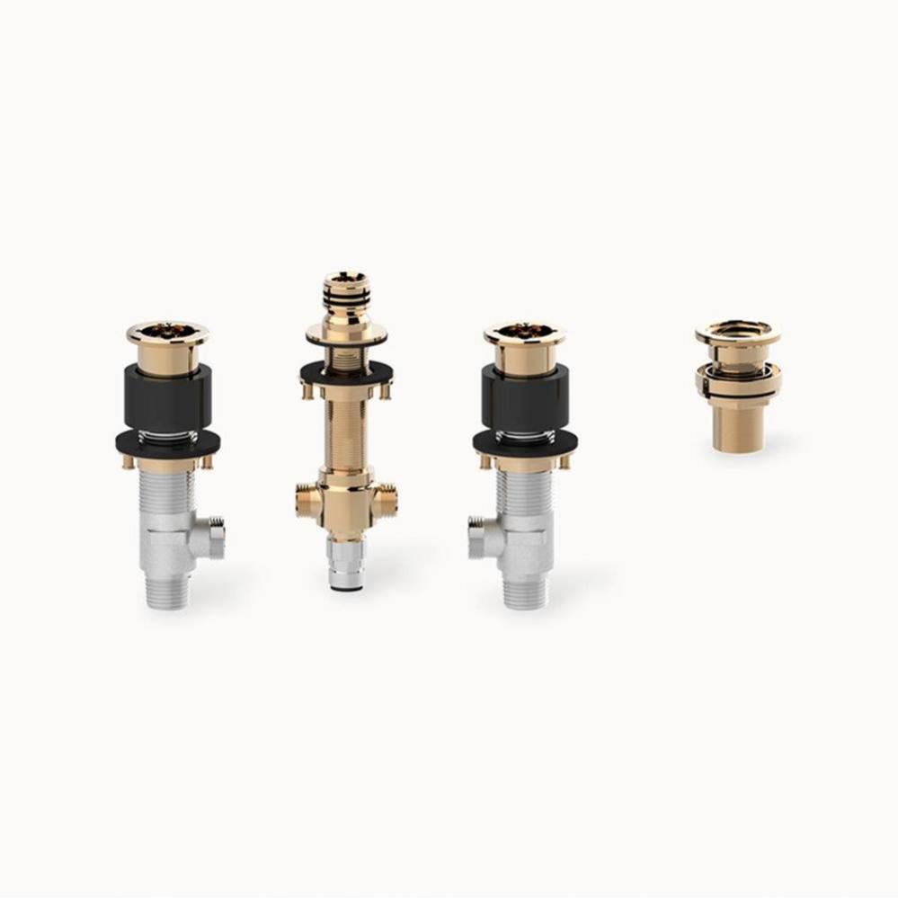 Rough - Deck Tub Faucet With Handshower - Darby/Taos