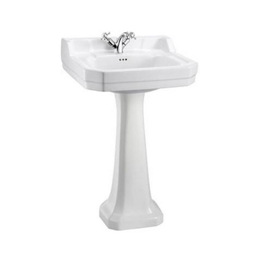Edwardian 22'' Three-hole Pedestal Basin