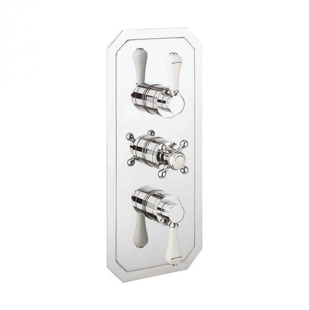 Belgravia 3000 Thermo Trim with White Lever Handle B
