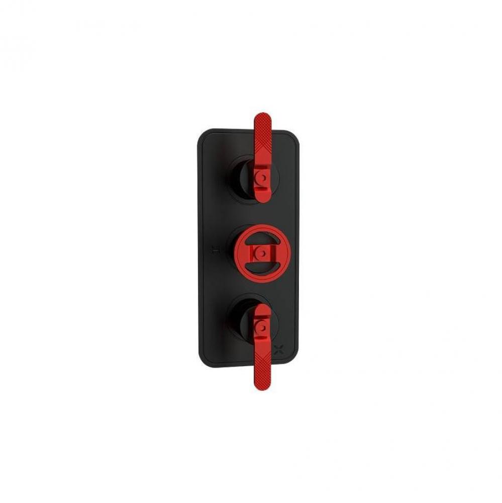 Union 2000/3000 Thermo Trim with Red Lever Handles MB
