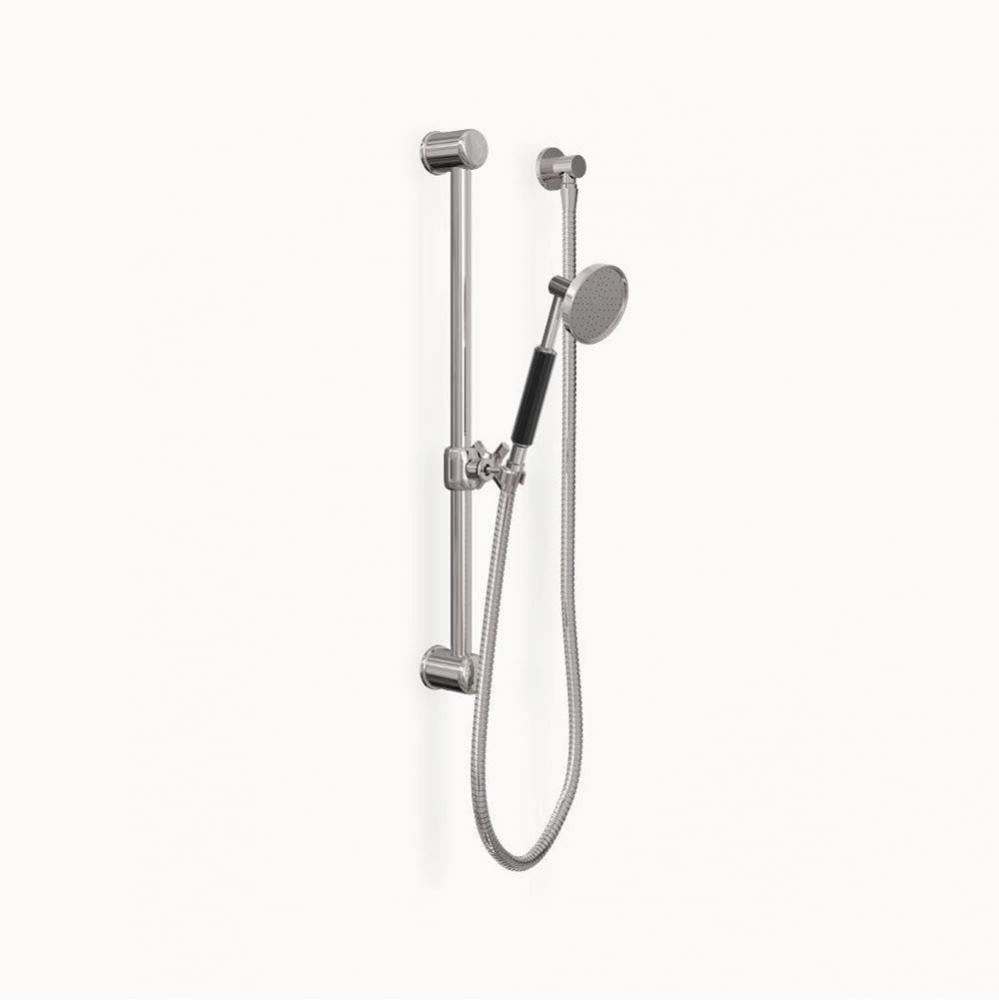 Waldorf Black Handshower Rail Set PN