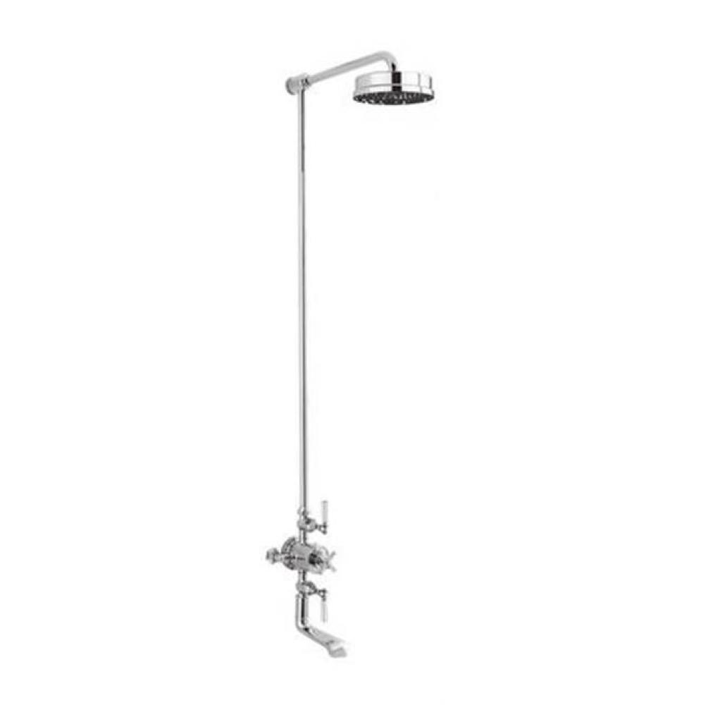 Waldorf Exposed Tub & Shower Polished Chrome