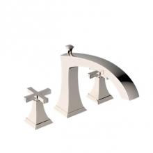 Crosswater London 14X-02-T-PN - Leyden X Deck Tub Faucet Trim PN