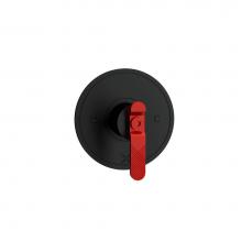 Crosswater London US-UNTHMB_RLV - Union Thermo Valve Trim with Red Lever Handle MB