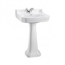 Crosswater London US-EDW223PB - Edwardian 22'' Three-hole Pedestal Basin
