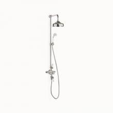 Crosswater London US-BEL_SLIDERC - Belgravia Exposed Shower Set with White Lever Handles (Slider) PC