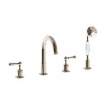 Crosswater London US-BL440DN_MLV - Belgravia Exposed Tub Faucet with Metal Lever Handles PN
