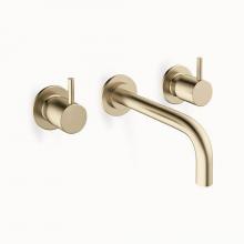 Crosswater London US-PRO130WNBB-2 - MPRO Widespread Wall-mount Basin Faucet V2 Trim BB