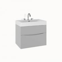 Crosswater London US-PRO28DSG+ - Mpro 28In. Storm Grey Double Drawer Unit