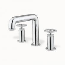 Crosswater London US-UN135DPC_RND - Union Widespread Basin Faucet with Round Handles PC
