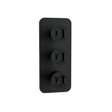 Crosswater London US-UNTH3HMB_RND - Union 2000/3000 Thermo Trim with Round Handles MB