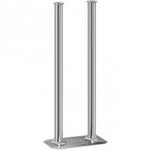 Crosswater London US-WF002PLATES - Waldorf Floor Pillar Legs and Plate SN