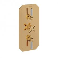 Crosswater London US-WF3000RB_LV - Waldorf 3000 Thermo Trim with White Handles B
