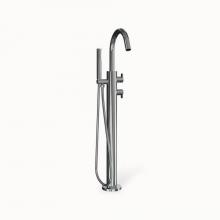 Crosswater London US-WP425TFC - Wisp II Floor-mount Thermo Tub Filler PC