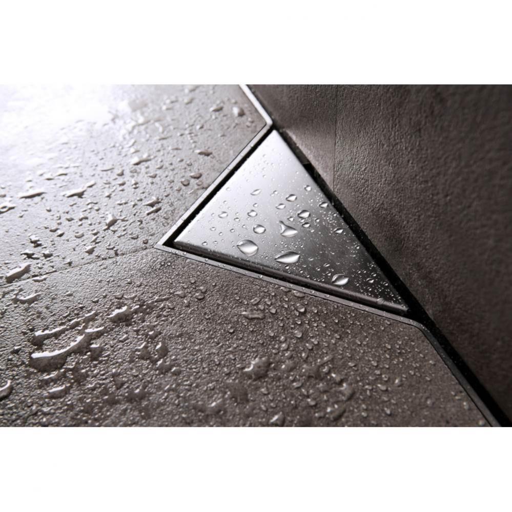 Easy Drain S-Line 2'', 31 1/2''  (800mm) Heightened TAF Frame for natural ston
