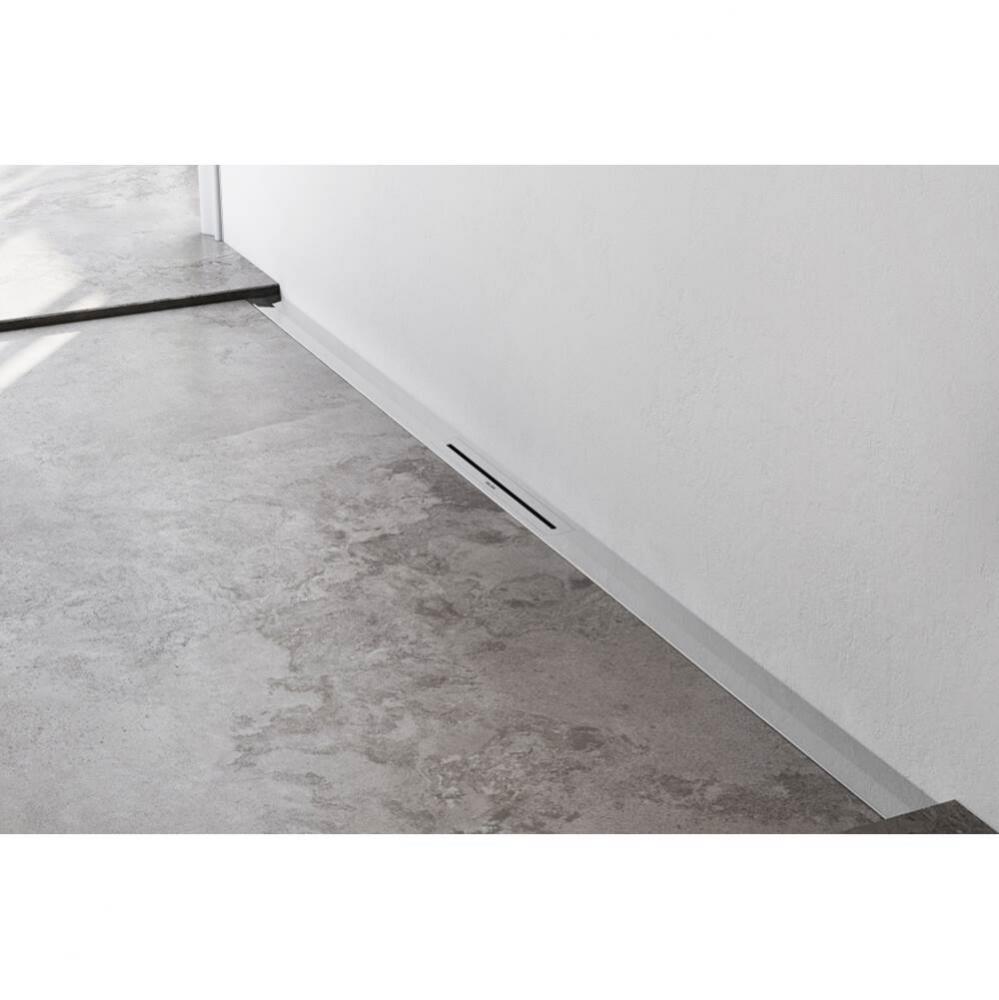 R-Line Wall 59'' (150 cm) polished stainless steel, complete