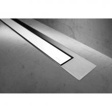 Easy Drain USA MTAFDZ3MGW 900 - Modulo Trim Z3 Glass white TAF-brushed 35 1/4'' (900mm)