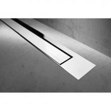 Easy Drain USA MTAFDZ3PGW 800 - Modulo Trim Z3 Glass white TAF-Chrome 31 1/2'' (800mm)