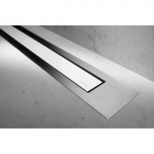 Easy Drain USA MTAFDZ4MGW 800 - Modulo Trim Z4 Glass white TAF-brushed 31 1/2'' (800mm)