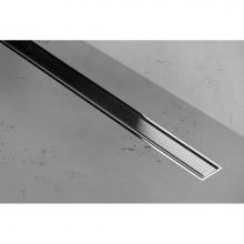 Easy Drain USA XS-Z1P-M-1000 - Xs Trim Z1 Zero+ brushed TAF-Chrome 39 3/8'' (1000mm)