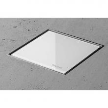 Easy Drain USA AJQ4-15X15-GW - Aqua Jewel Quattro 2'' 6''x 6'' (15 x 15 cm), TAF Glass White