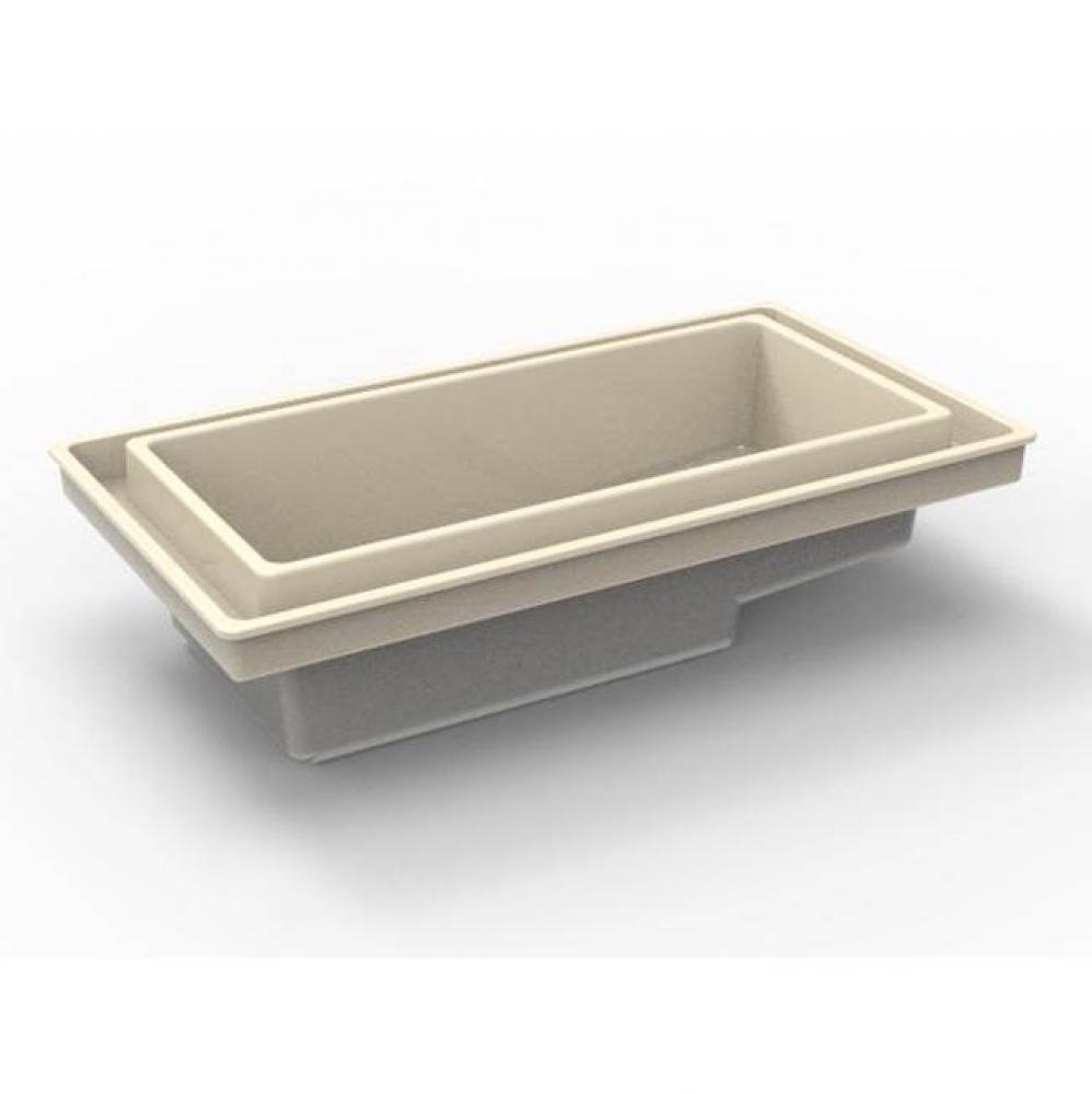 AUBURN 8043 METRO TUB ONLY-BISCUIT