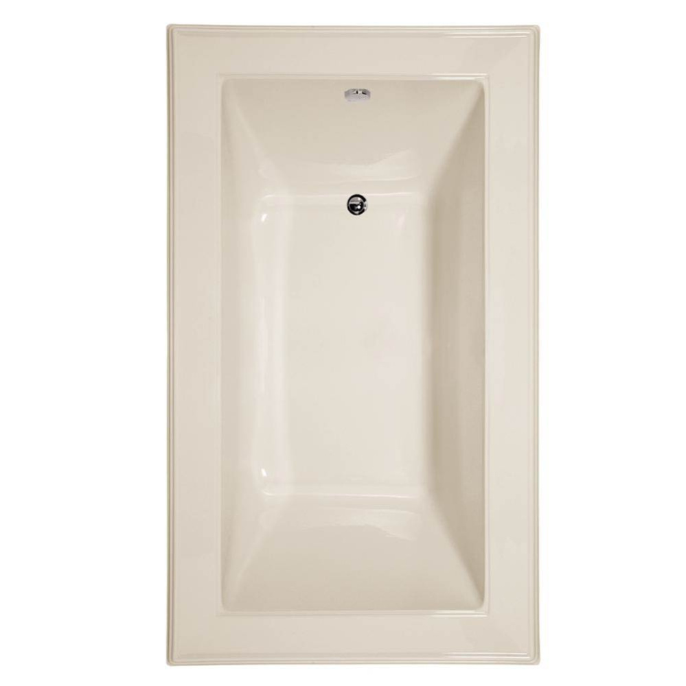 ANGEL 7242 AC TUB ONLY W/END DRAIN-BONE