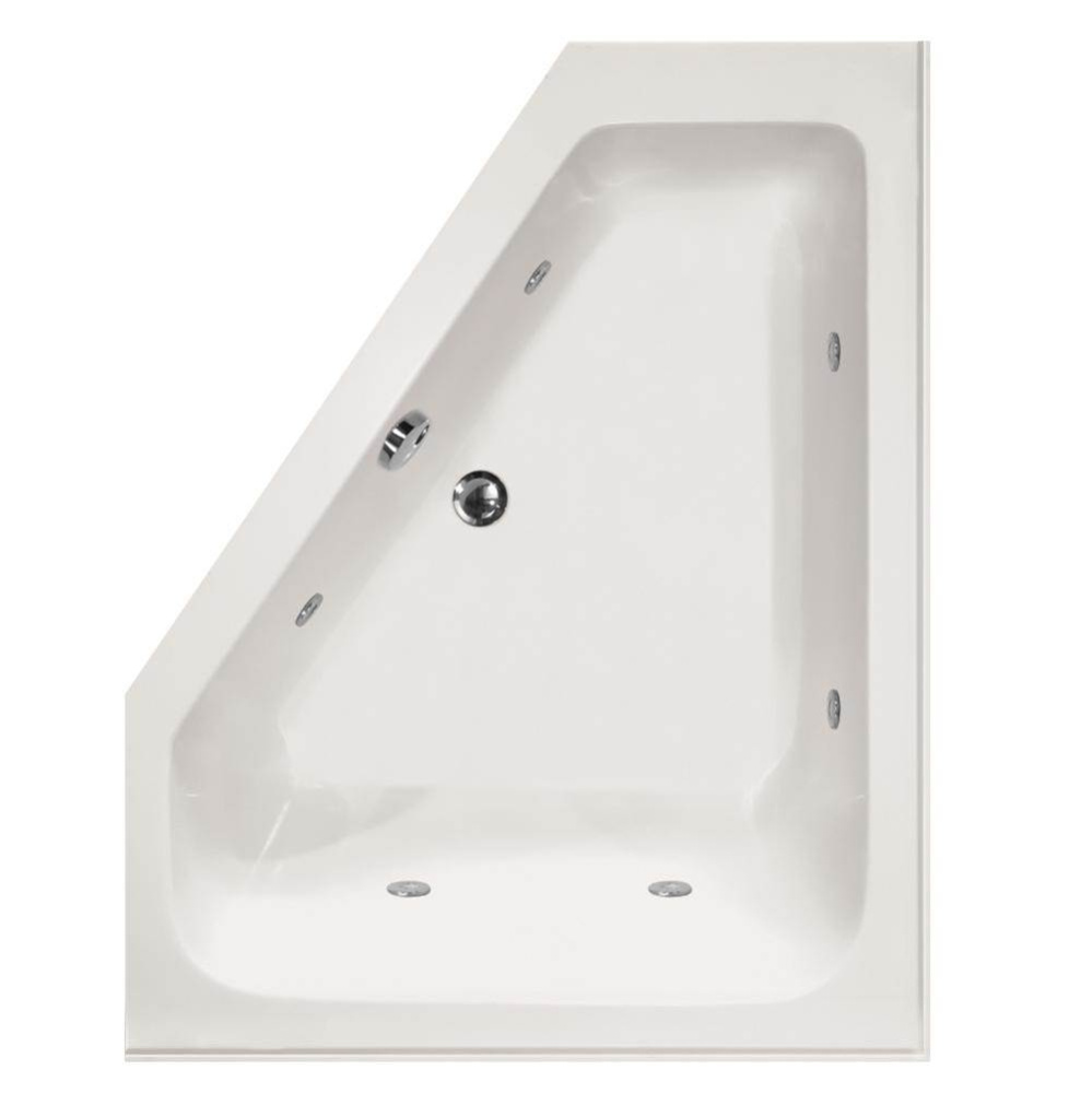 COURTNEY 6048 AC W/WHIRLPOOL SYSTEM-WHITE-LEFT HAND
