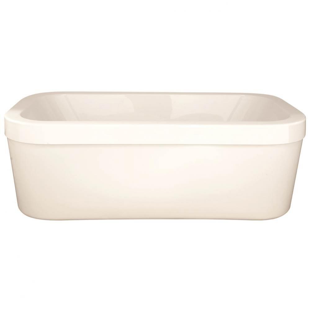 ELIZABETH, FREESTANDING TUB ONLY 72X40 - -WHITE