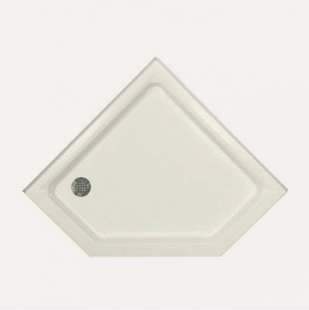 SHOWER PAN AC 4833 NEO ANGLE - BISCUIT-LEFT HAND
