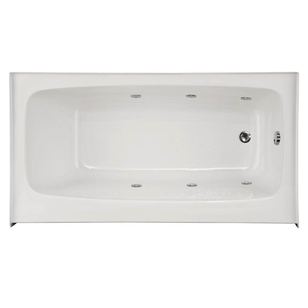 REGAN 5436 AC W/WHIRLPOOL SYSTEM-WHITE-RIGHT HAND