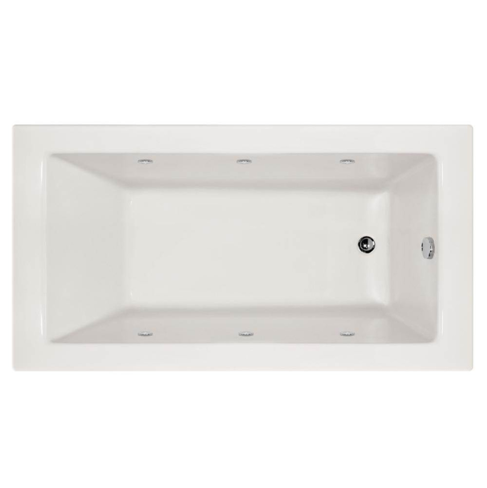 SYDNEY 6030 AC W/WHIRLPOOL SYSTEM-WHITE-RIGHT HAND